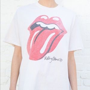 Brandy Melville Rolling Stones Oversized Tshirt